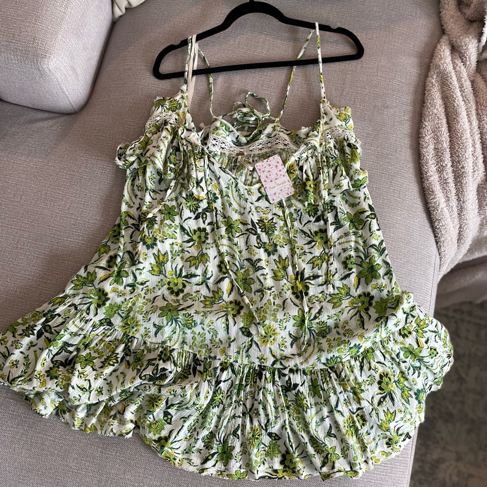 NWT Free People flowy sundress with adjustable straps